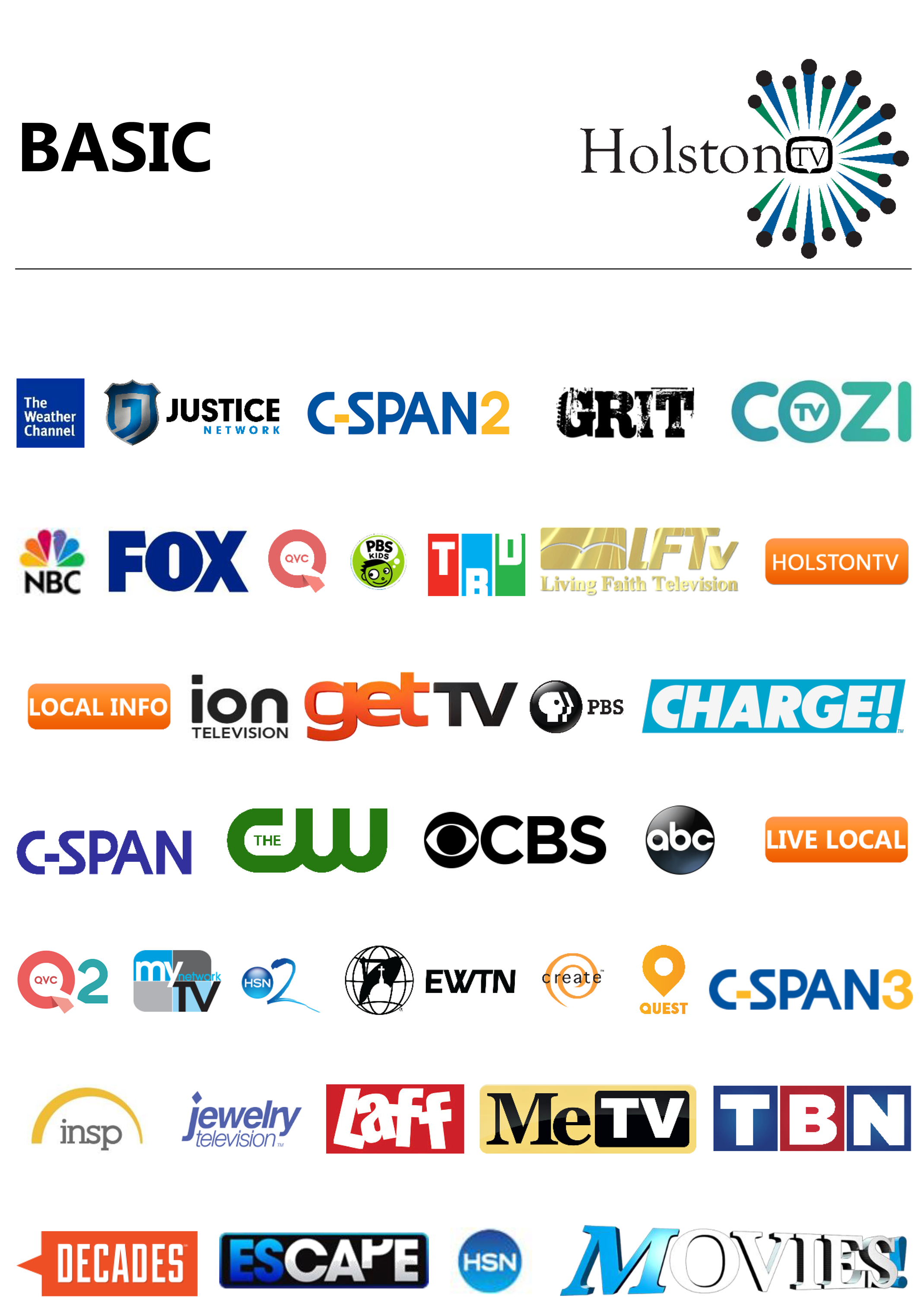 Basic Package Channels HolstonConnect